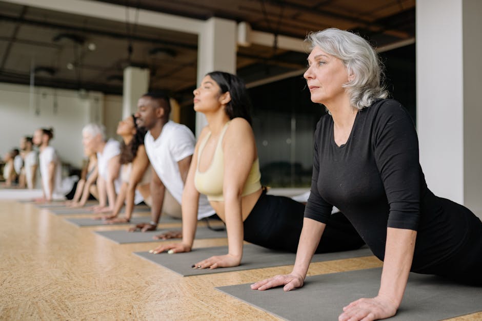 Person practicing a deep yoga stretch, demonstrating improved flexibility and calm.